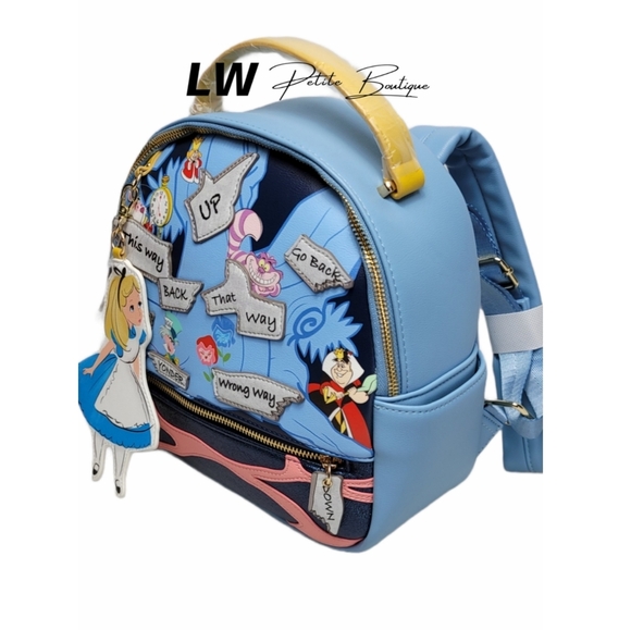 Danielle Nicole/Disney Alice in Wonderland Mini Backpack - Picture 4 of 10